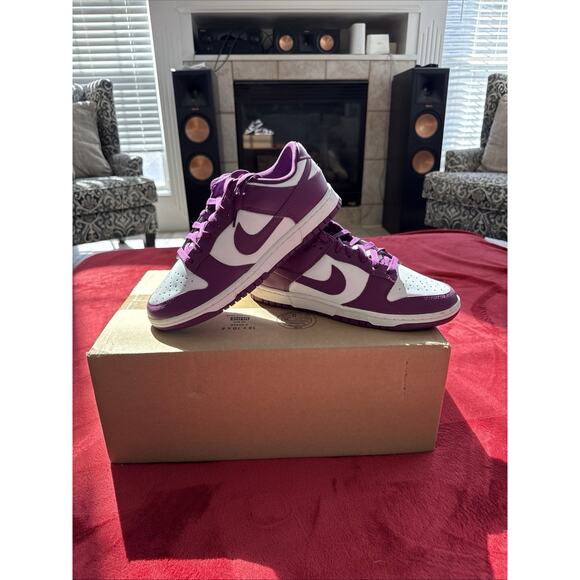 Men’s 8.5 Nike Dunk Low Next Nature Rush Fuchsia New No box - Picture 2 of 14